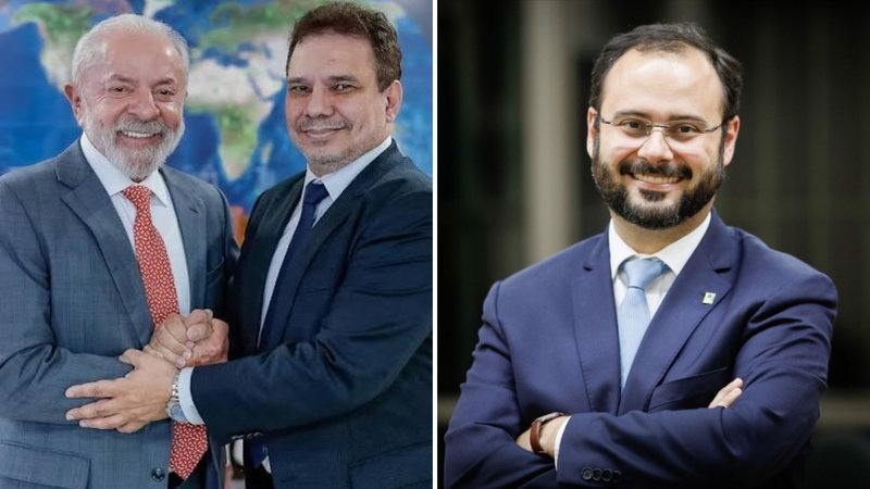 Montagem com fotos de ministros do governo federal
