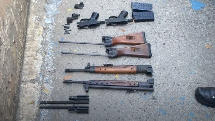 Armas apreendidas pela Polícia Militar do estado de São Paulo