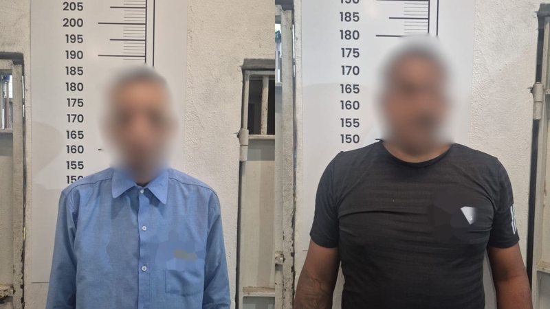 Dois homens detidos por extorsão e resistência