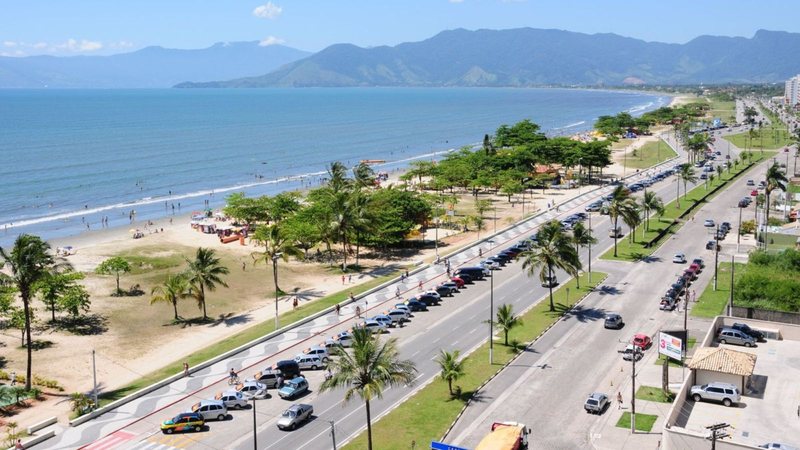 Praia do Indaiá, em Caraguatatuba.