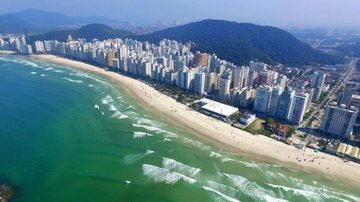 Praia das Pitangueiras, no Guarujá