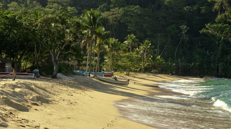Praia Vermelha, em Ilhabela.