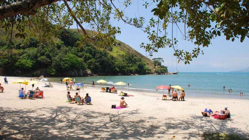 Orla da Prainha, em Caraguatatuba SP