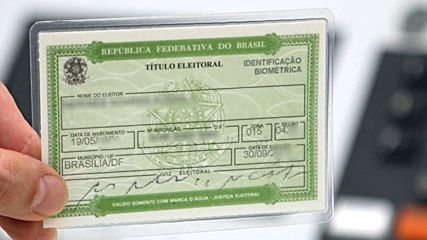 Foto de titulo de eleitor