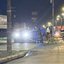 Acidente entre caminhão e bicicleta