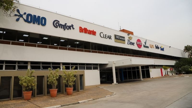 Entrada da Unilever de Vinhedo