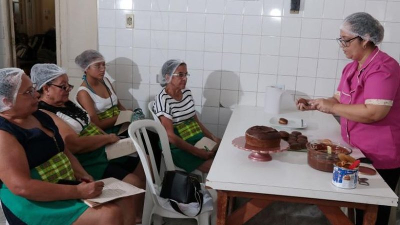 aula de panificação