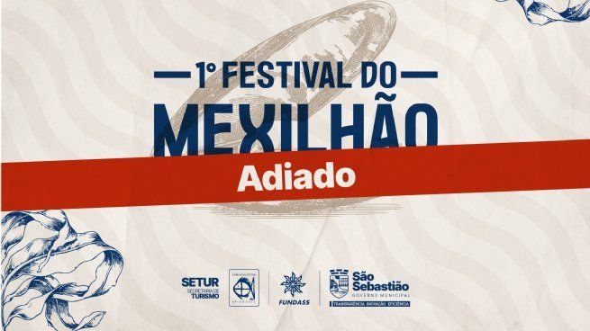 imagem divulgada pela prefeitura da cidade adiando o festival