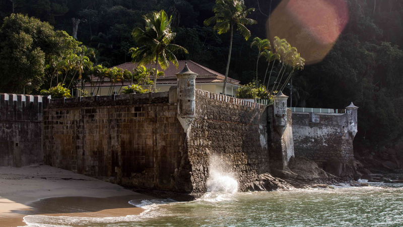 Fortaleza de Itaipu, em Praia Grande/SP