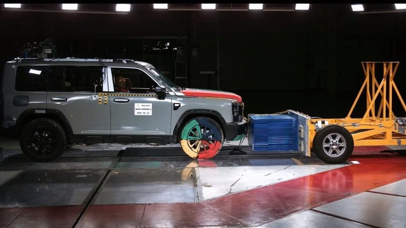 Haval H7 em teste de colisão