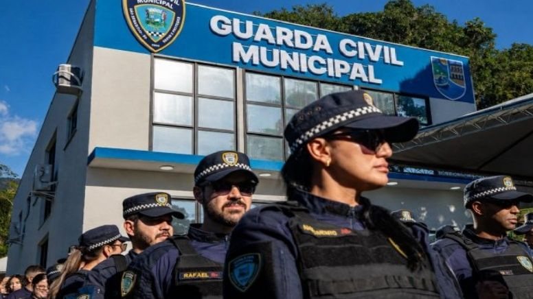 imagem dos novos guardas civis municipais