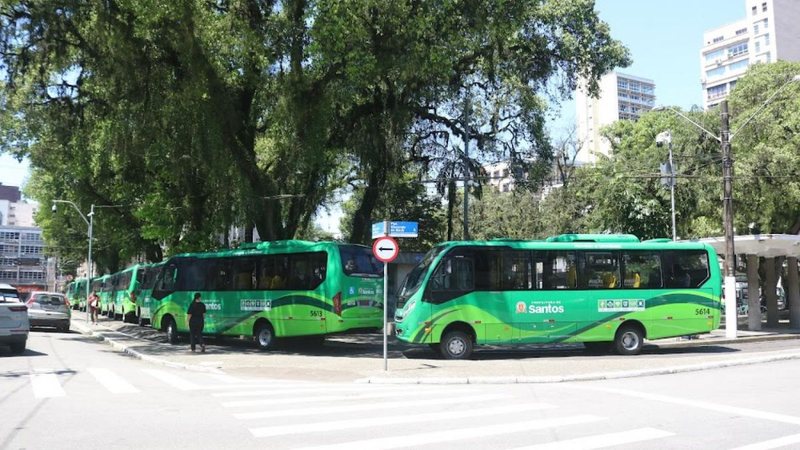 Novos micro-ônibus em Santos