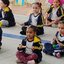 imagem de uma das aulas de musicalização com reciclagem