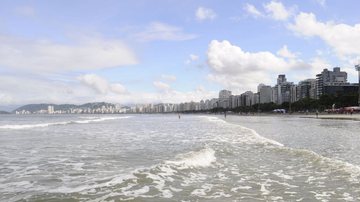 Praia de Aparecida, em Santos/SP.