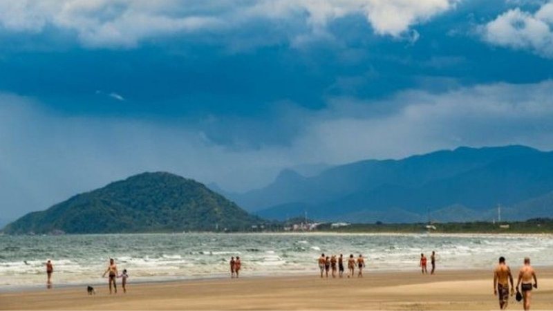 Praia de Boraceia, em São Sebastião/SP.