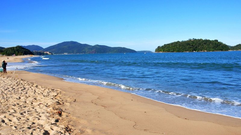 Praia da Cocanha, em Caraguatatuba/SP
