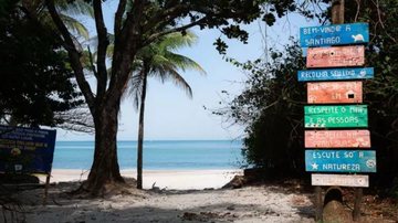 Imagem da praia de Santiago