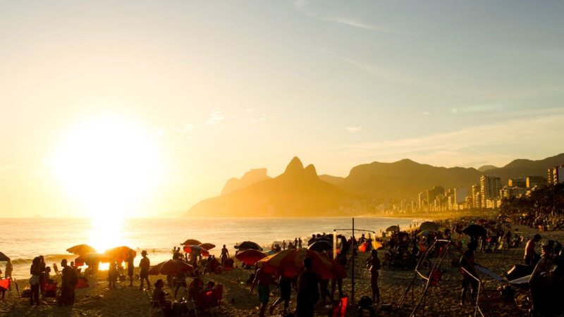Praia com Sol