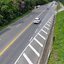 Rodovia Mogi-Bertioga, na altura do km 77, com tráfego normal
