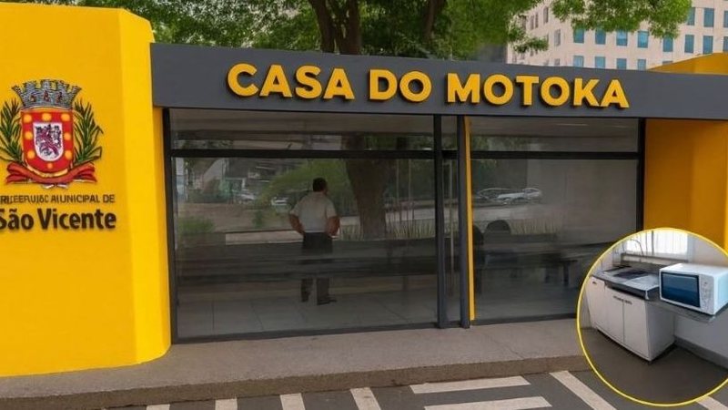 Foto em 3d do projeto apresentado pela prefeitura de São Vicente