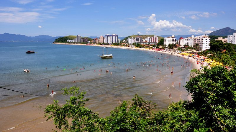 Foto da Praia de Caraguatatuba