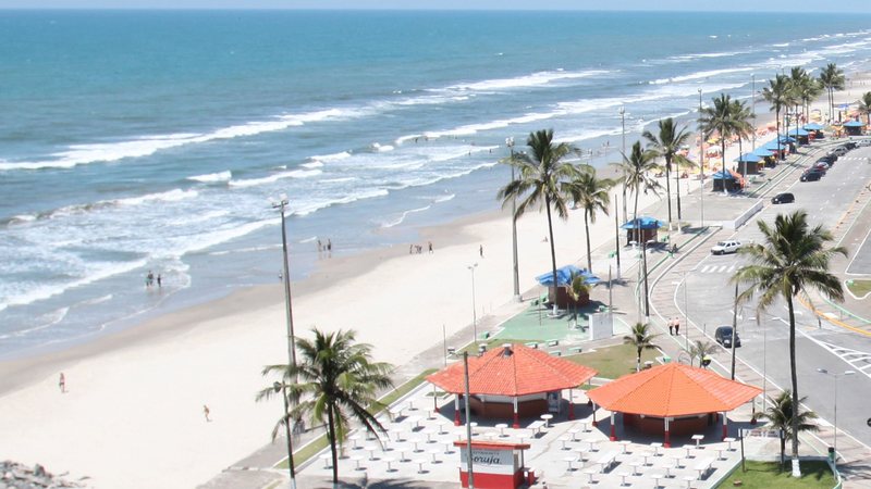 Imagem aerea de praia