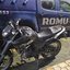 imagem da motocicleta apreendida