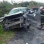 Imagem mostra o atendimento a uma colisão grave na Rodovia Mogi-Bertioga (SP-098), conhecida como Rodovia Mogi-Bertioga, no quilômetro 65,9, em Mogi das Cruzes