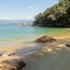 Imagem mostra a Praia do Japonês (também conhecida como Praia do Pipoca), localizada na Ilha das Couves, em Ubatuba, São Paulo