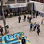 Vista aérea da Arena Sabesp – Cliente 360, com tendas de atendimento ao público
