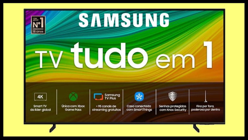Smart TV Samsung QLED 4K - Divulgação