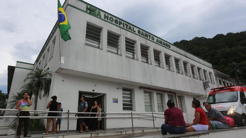 Hospital municipal de Guarujá - Divulgação/Hygor Abreu