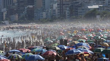 Praia do Leblon, Rio de Janeiro. 30/08. - Imagem: Wilton Júnior / Estadão Conteúdo