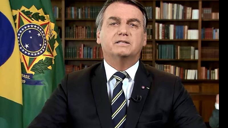 Presidente Bolsonaro em pronunciamento no dia 7 de setembro - Reprodução/Internet