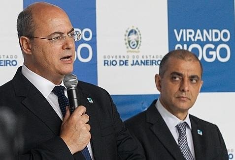 Wilson Witzel (esquerda) e o ex-secretário de Saúde do RJ (direita) - Reprodução/Internet