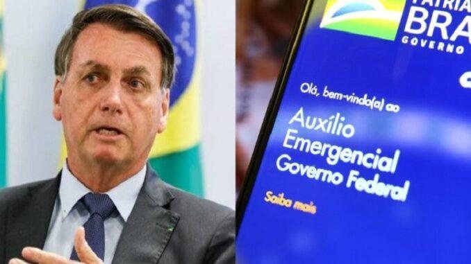 Bolsonaro e o Auxílio Emergencial - Reprodução/Internet