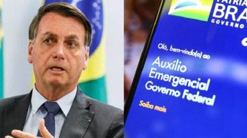 Bolsonaro e o Auxílio Emergencial - Reprodução/Internet
