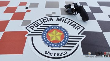 arma tentativa de homicídio - Divulgação/Polícia Militar