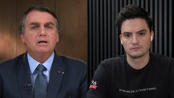 Bolsonaro e Felipe Neto - Reprodução/Internet