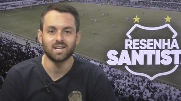 Murilo Couto, apresentador do Resenha Santista - Reprodução/TV Cultura Litoral