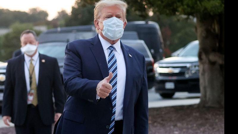 Donald Trump deixa hospital e volta para Casa Branca - © REUTERS/Jonathan Ernst/Direitos Reservados