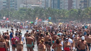 Praia de Santos - Foto: Matheus Tagé /  A Tribuna Jornal
