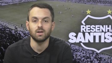 Murilo Tauro, apresentador do Resenha Santista - Reprodução/TV Cultura Litoral