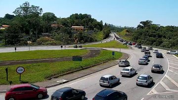 Trecho de planalto da Mogi-Bertioga. - Foto: DER-SP