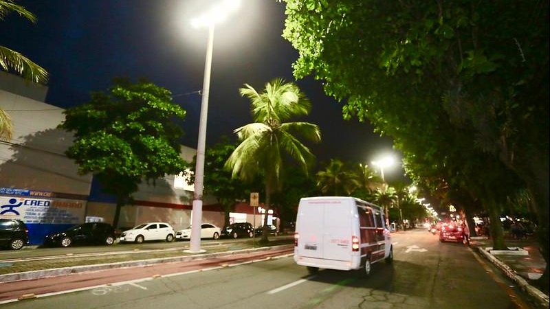 REVITALIZAÇÃO ILUMINAÇÃO GUARUJÁ - Divulgação/PMG