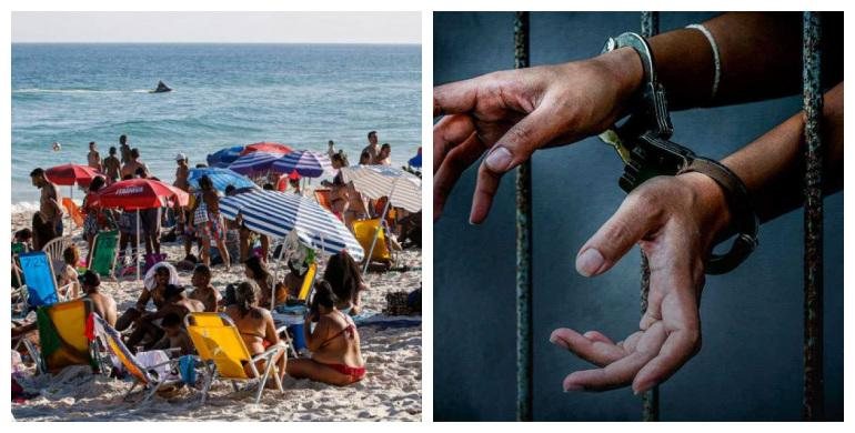 Imagem Foi comprar açaí e acabou no xadrez: jovem preso por furto em praia do Guarujá alega inocência
