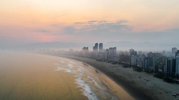 Pandemia em Praia Grande: O que pode e o que não pode na faixa de areia - Reprodução/Facebook Alberto Mourão