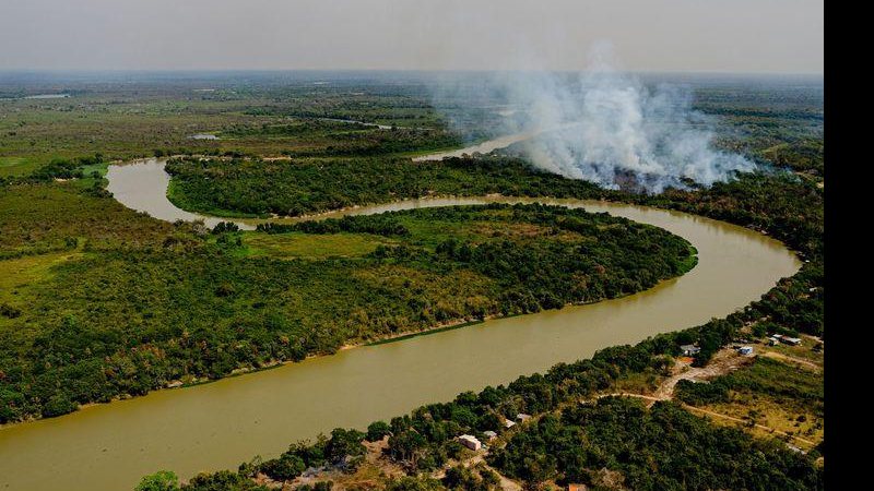Incêndio no Pantanal: senadores e ministro Salles visitam Corumbá - © Arquivo/07.08.2020/Mayke Toscano/Secom-MT