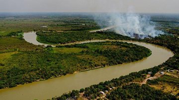 Incêndio no Pantanal: senadores e ministro Salles visitam Corumbá - © Arquivo/07.08.2020/Mayke Toscano/Secom-MT
