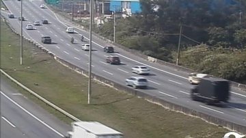 Lentidão na chegada a SP pela via Anchieta - Ecovias